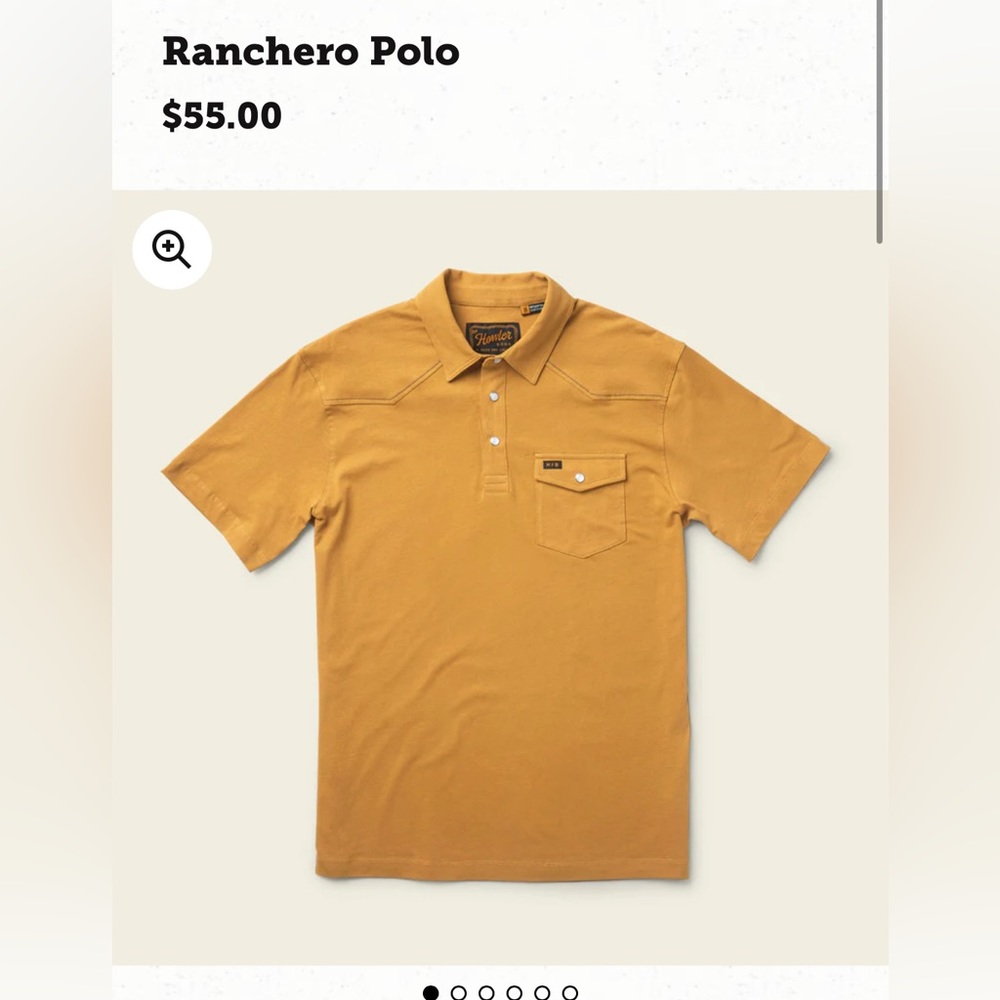 Howler Brothers Ranchero Polo | Dijon